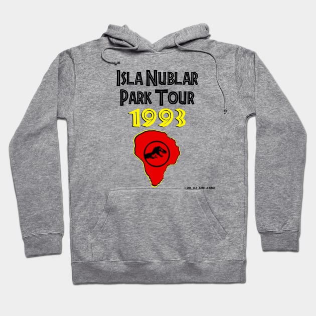 Isla Nublar Park Tour 1993 - Light Hoodie by A Place To Hang Your Cape